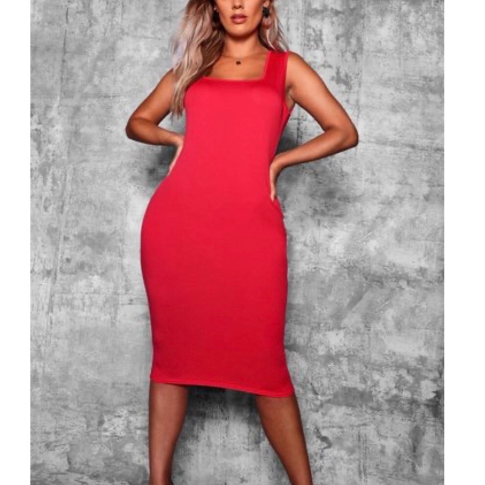 Plus size boohoo 24 dress